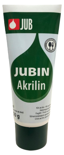 Jub Jubin Akrilin kit za drvo bijeli 150g